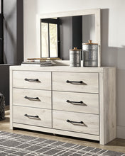 Load image into Gallery viewer, Cambeck  Panel Bed With Mirrored Dresser
