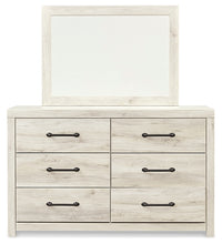 Load image into Gallery viewer, Cambeck  Panel Bed With Mirrored Dresser
