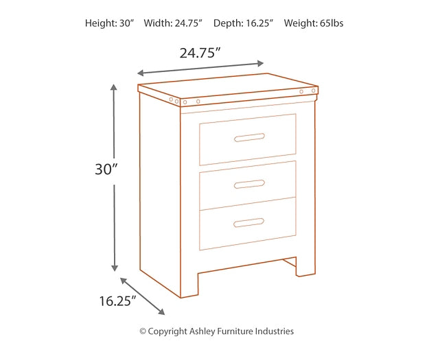 Trinell King Panel Bed with Dresser, Chest and Nightstand