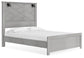 Cottonburg Queen Panel Bed with Mirrored Dresser and Nightstand