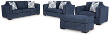 Load image into Gallery viewer, Evansley Sofa, Loveseat, Chair and Ottoman
