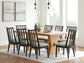 Galliden Dining Table and 8 Chairs