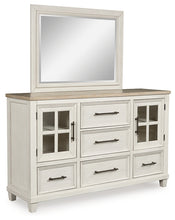 Load image into Gallery viewer, Shaybrock California King Panel Bed with Mirrored Dresser
