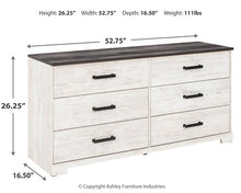 Load image into Gallery viewer, Shawburn Six Drawer Dresser
