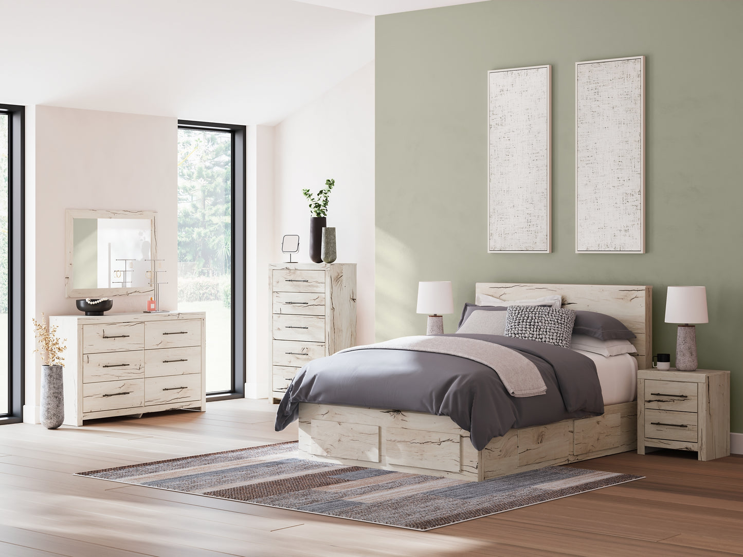 Lawroy Queen Panel Storage Bed