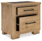 Galliden King Panel Bed with Dresser and Nightstand