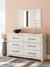 Load image into Gallery viewer, Lawroy Full Panel Storage Bed with Mirrored Dresser
