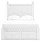 Mollviney Full Panel Storage Bed with Dresser and Nightstand