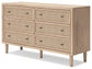 Cielden Full Panel Headboard with Dresser and Nightstand