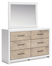 Load image into Gallery viewer, Charbitt King Panel Bed with Mirrored Dresser and 2 Nightstands
