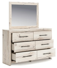 Load image into Gallery viewer, Lawroy Queen Panel Storage Bed with Mirrored Dresser
