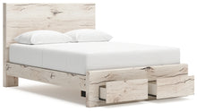 Load image into Gallery viewer, Lawroy Queen Panel Storage Bed with Mirrored Dresser
