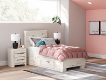 Load image into Gallery viewer, Lawroy Twin Panel Bed with Mirrored Dresser
