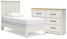 Load image into Gallery viewer, Linnocreek Twin Panel Bed with Dresser
