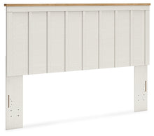 Load image into Gallery viewer, Linnocreek King Panel Headboard with Mirrored Dresser and Chest
