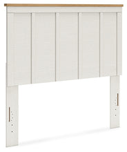 Load image into Gallery viewer, Linnocreek Full Panel Headboard with Mirrored Dresser, Chest and Nightstand
