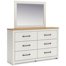 Load image into Gallery viewer, Linnocreek Queen Panel Bed with Mirrored Dresser and Nightstand
