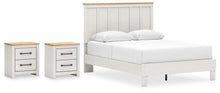 Load image into Gallery viewer, Linnocreek Queen Panel Bed with 2 Nightstands
