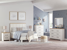 Load image into Gallery viewer, Linnocreek Queen Panel Bed with Mirrored Dresser, Chest and 2 Nightstands
