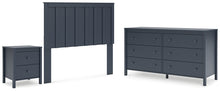 Load image into Gallery viewer, Simmenfort Full Panel Headboard with Dresser and Nightstand
