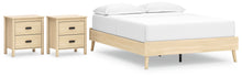 Load image into Gallery viewer, Cabinella Queen Platform Bed with 2 Nightstands
