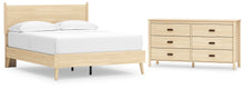 Load image into Gallery viewer, Cabinella Queen Platform Panel Bed with Dresser
