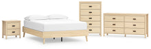 Load image into Gallery viewer, Cabinella Queen Platform Bed with Dresser, Chest and Nightstand
