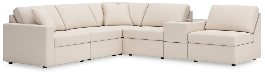 Modmax 6-Piece Sectional with Storage Console