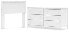 Load image into Gallery viewer, Hallityn Twin Panel Headboard with Dresser
