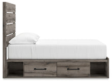 Load image into Gallery viewer, Graystorm Full Panel Bed with Storage
