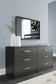 Finch Queen Platform Bed with Dresser, Chest and 2 Nightstands