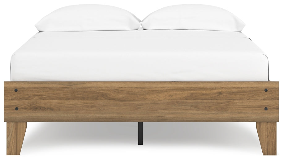 Deanlow Full Platform Bed with Dresser, Chest and Nightstand