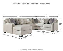 Load image into Gallery viewer, Dellara 4-Piece Sectional with Chaise
