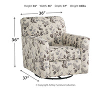 Load image into Gallery viewer, Abney Swivel Accent Chair
