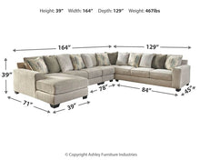 Load image into Gallery viewer, Ardsley 5-Piece Sectional with Chaise
