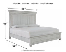 Load image into Gallery viewer, Kanwyn Queen Panel Bed with Mirrored Dresser
