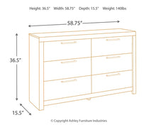 Load image into Gallery viewer, Derekson King Panel Bed with 6 Storage Drawers with Dresser
