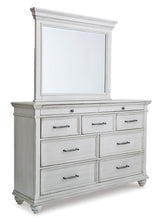 Load image into Gallery viewer, Kanwyn Queen Panel Bed with Mirrored Dresser, Chest and 2 Nightstands
