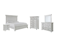 Load image into Gallery viewer, Kanwyn Queen Panel Bed with Mirrored Dresser, Chest and Nightstand
