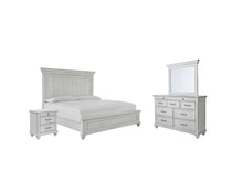 Load image into Gallery viewer, Kanwyn Queen Panel Bed with Mirrored Dresser and 2 Nightstands
