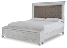 Load image into Gallery viewer, Kanwyn Queen Panel Bed with Storage with Mirrored Dresser and 2 Nightstands
