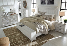 Load image into Gallery viewer, Kanwyn Queen Panel Bed with Storage with Mirrored Dresser, Chest and 2 Nightstands
