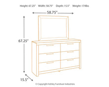 Load image into Gallery viewer, Derekson King Panel Bed with Mirrored Dresser and Nightstand
