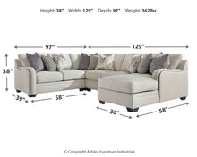 Load image into Gallery viewer, Dellara 4-Piece Sectional with Chaise
