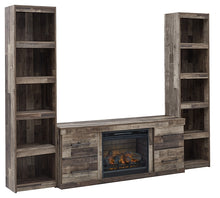 Load image into Gallery viewer, Derekson 3-Piece Entertainment Center with Electric Fireplace
