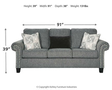 Load image into Gallery viewer, Agleno Sofa, Loveseat, Chair and Ottoman
