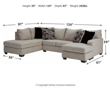 Load image into Gallery viewer, Megginson 2-Piece Sectional with Chair and Ottoman
