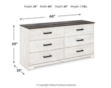 Load image into Gallery viewer, Shawburn Six Drawer Dresser
