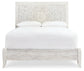 Paxberry Queen Panel Bed with Mirrored Dresser and Chest