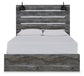 Baystorm Queen Panel Bed with Mirrored Dresser and Chest